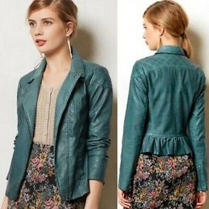 Anthropologie Cartonnier Fayette Moto Jacket Sz 2